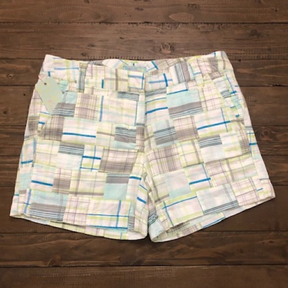 Siegfried Vintage Patchwork Plaid Cotton Shorts Women's Size 6